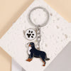Cartoon Style Cute Dog Paw Print Metal Bag Pendant Keychain