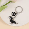 Cartoon Style Cute Dog Paw Print Metal Bag Pendant Keychain