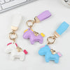 Cartoon Style Horse Pu Leather Unisex Keychain