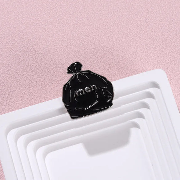 Cartoon Style Letter Alloy Stoving Varnish Unisex Brooches