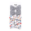 Cartoon Style Plaid Solid Color Bow Knot Cloth Hair Clip