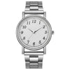 Casual Allmatch Quartz Watch With Iron Band And Round Dial For Students