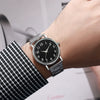 Casual Allmatch Quartz Watch With Iron Band And Round Dial For Students