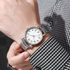 Casual Allmatch Quartz Watch With Iron Band And Round Dial For Students