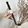 Casual Alloy Case Women's Square Retro Fashion Watch