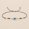 Casual Bohemian Devil's Eye Glass Glass Shell Beaded Handmade Women's Bracelets