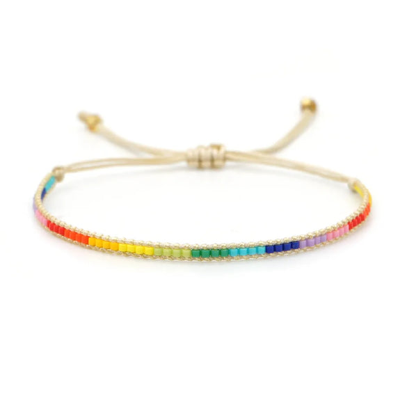 Casual Bohemian Geometric Seed Bead Rope Wholesale Bracelets