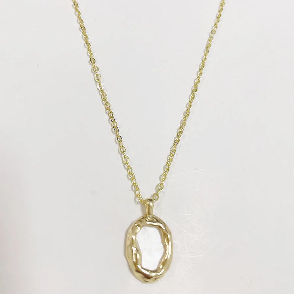 Casual Classic Style Four Leaf Clover Butterfly Copper Plating Inlay Zircon 14k Gold Plated Pendant Necklace