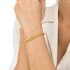 Casual Classic Style Solid Color Stainless Steel Plating Gold Plated Bracelets