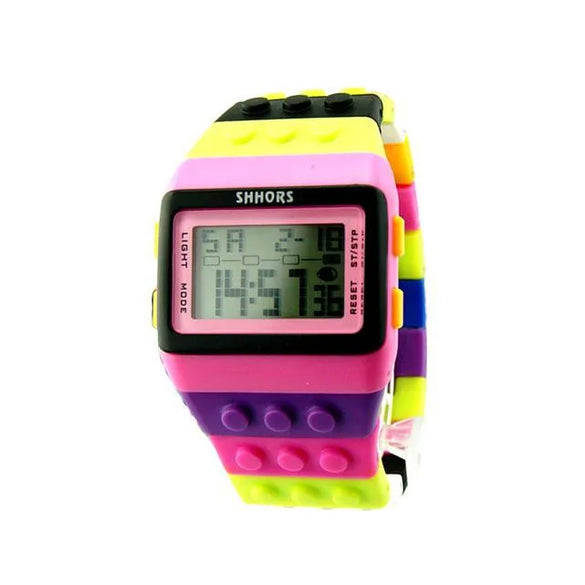 Casual Colorful Electronic Women'S Watches