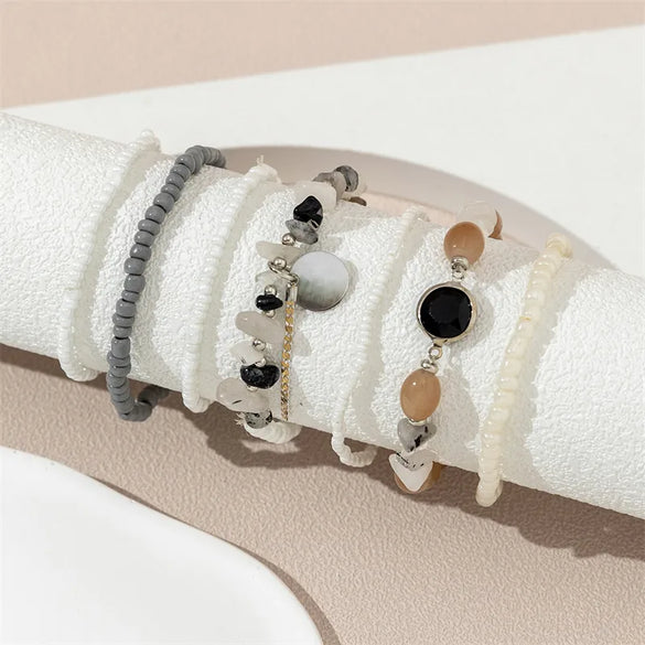 Casual Commute Animal Ball Flower CCB Alloy Glass Wholesale Bracelets