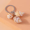 Casual Conch Alloy Shell Bag Pendant Keychain