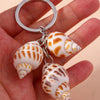 Casual Conch Alloy Shell Bag Pendant Keychain