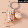 Casual Conch Alloy Shell Bag Pendant Keychain