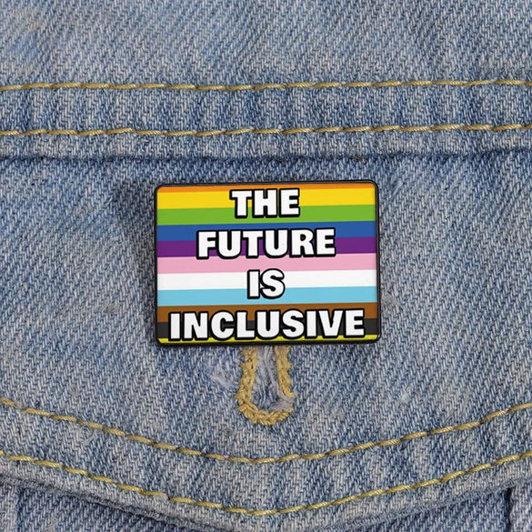 Casual Cute Cartoon Letter Color Block Alloy Women'S Brooches