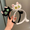 Women'S Casual Cute Cat Flannel Hair Band