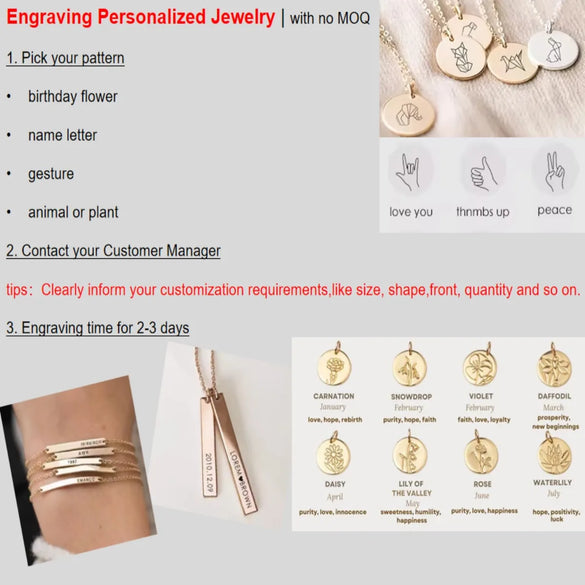 Casual Elegant Customization Laser Engraving Heart Shape 304 Stainless Steel Box Chain Chain & Link Bracelets Wholesale