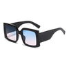 Casual Elegant Simple Style Solid Color Pc Square Full Frame Women'S Sunglasses