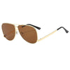 Casual Elegant Solid Color Pc Special-Shaped Mirror Full Frame Women'S Sunglasses