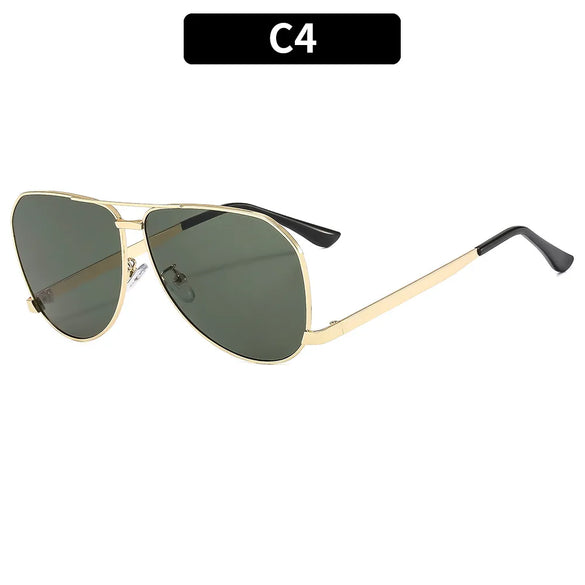 Casual Elegant Solid Color Pc Special-Shaped Mirror Full Frame Women'S Sunglasses