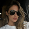 Casual Elegant Solid Color Pc Special-Shaped Mirror Full Frame Women'S Sunglasses