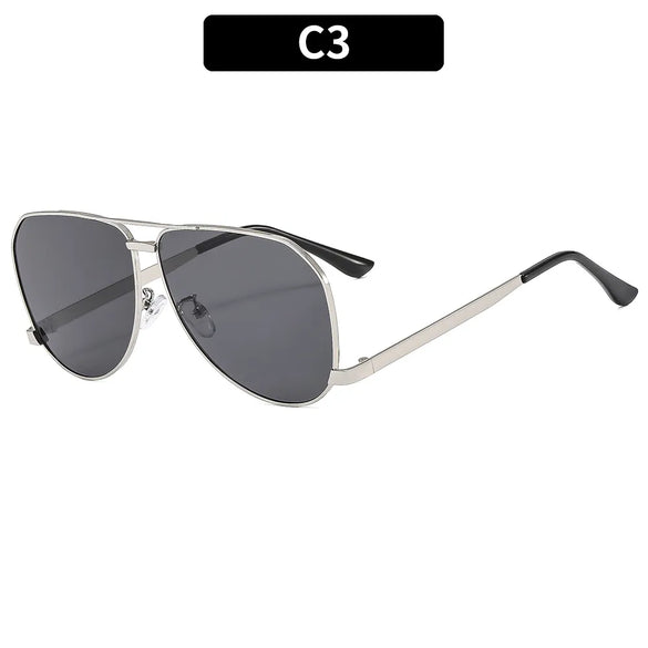 Casual Elegant Solid Color Pc Special-Shaped Mirror Full Frame Women'S Sunglasses
