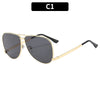 Casual Elegant Solid Color Pc Special-Shaped Mirror Full Frame Women'S Sunglasses
