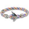 Casual Ethnic Style Anchor Alloy Rope Unisex Bracelets