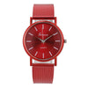 Casual Fashion Quartz Wrist Watch With Plastic Case Plastic Strap Stainless Steel Clasp And Round Dial