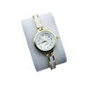 Casual Female Quartz Watch Alloy Strap Round Dial