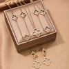 Casual Flower Alloy Gold Plated Women'S Jewelry Set