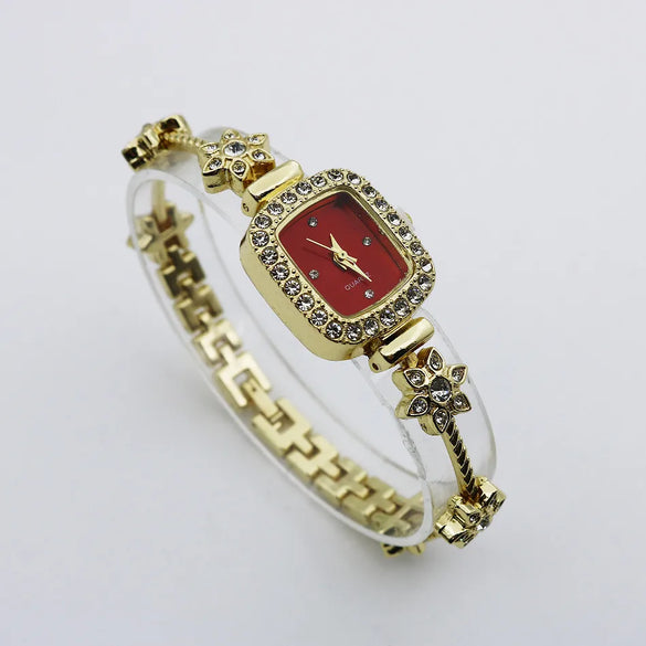 Casual Flower Jewelry Buckle Quartz Women'S Watches