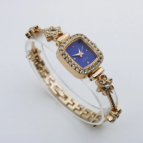 Casual Flower Jewelry Buckle Quartz Women'S Watches