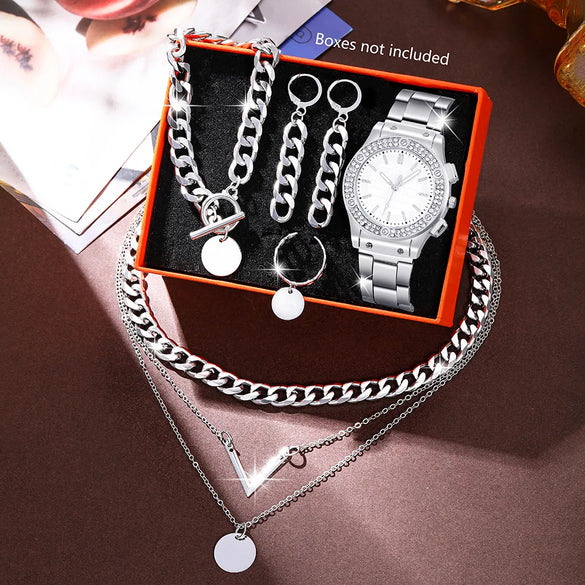 Casual Geometric Buckle Quartz Women'S Watches