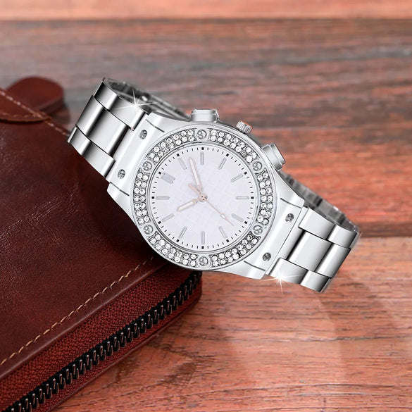 Casual Geometric Buckle Quartz Women'S Watches