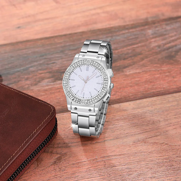 Casual Geometric Buckle Quartz Women'S Watches