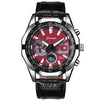 Casual Geometric Single Folding Buckle Quartz Men'S Watches