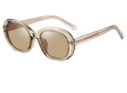 Casual Geometric Tac Oval Frame Full Frame Women'S Sunglasses
