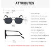 Casual Hawaiian Classic Style Square Tac Square Full Frame Men'S Sunglasses