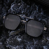 Casual Hawaiian Classic Style Square Tac Square Full Frame Men'S Sunglasses