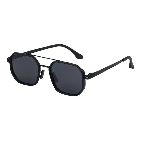Casual Hawaiian Classic Style Square Tac Square Full Frame Men'S Sunglasses