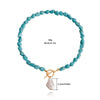 Casual Hip-Hop Irregular Turquoise  Choker In Bulk