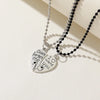 Casual Hip-Hop Retro Heart Shape Alloy Wholesale Pendant Necklace