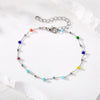 Casual Irregular Devil's Eye Alloy Turquoise Stone Unisex Bracelets 1 Piece