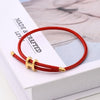 Casual Modern Style Simple Style Letter Colorful Solid Color 18K Gold Plated Stainless Steel Wholesale Wristband