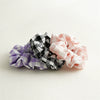 Casual Plaid Fabric Hair Tie Hair Accessories For Girls With High Elasticity And Seiko Craft