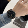Casual Quartz Watch Alloy Case Leisure Style For Men And Women