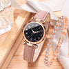 Casual Round Buckle Quartz Women'S Watches