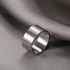 Casual Round Stainless Steel Plating Unisex Open Ring