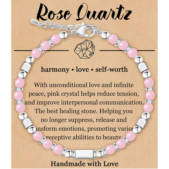 Casual Simple Style Cross 304 Stainless Steel Natural Stone Wholesale Bracelets